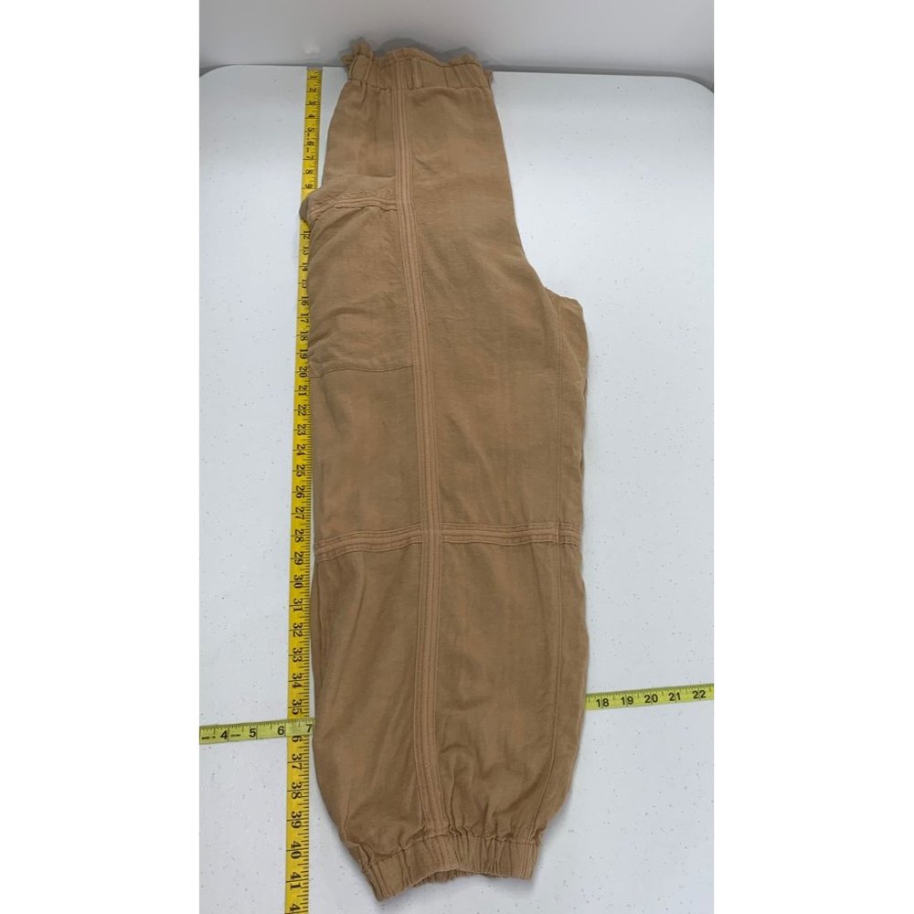 Urban Outfitters Paperbag Cargo Pants Size L NWT Linen Blend - Picture 8 of 9